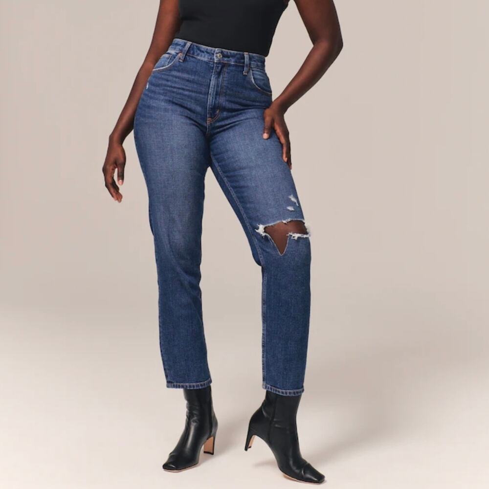 Abercrombie‎ & Fitch The Mom High Rise Size 14 #235